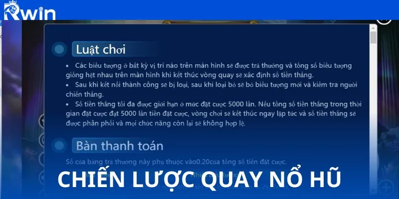 Chiến lược quay nổ hũ cánh cổng olympus