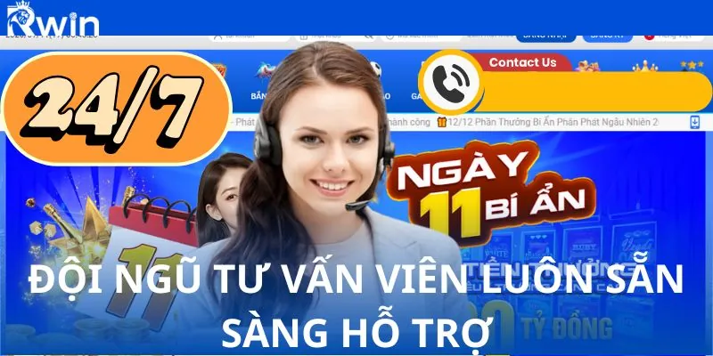 Đội ngũ tư vấn viên luôn sẵn sàng hỗ trợ