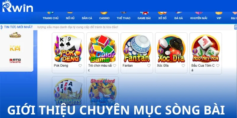 Giới thiệu chuyên mục sòng bài