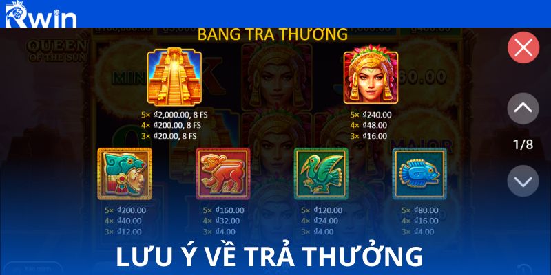 Lưu ý về trả thưởng trong game nổ hũ