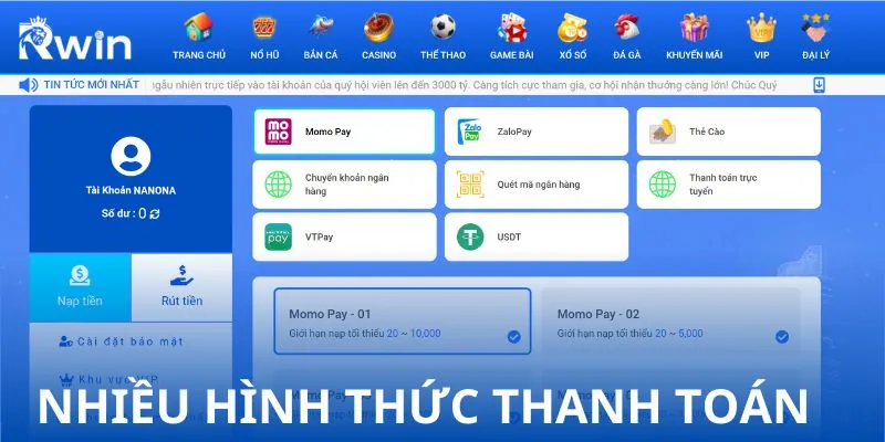 Giao dịch hiện đại không cần sinh trắc học