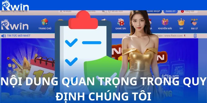 Nội dung quan trọng trong quy định chúng tôi