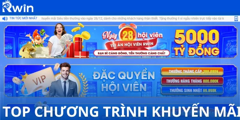 Top chương trình khuyến mãi “đỉnh của chóp”